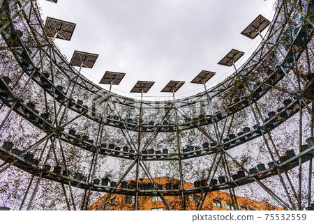 Ecobulevar vertical garden in Vallecas district in Madrid Ecobulevar vertical garden in Vallecas district in Madrid 75532559