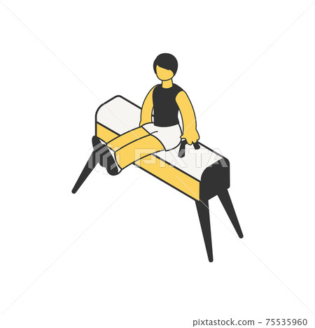 Gymnasium Exercise Isometric Composition 75535960