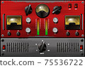Realistic virtual equalizers and compressors. Vector. 75536722
