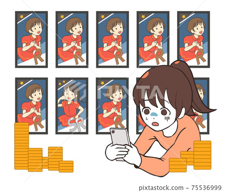 Charge for 10 consecutive gachas of the game Girls regret Idol system Charge for 10 consecutive gachas of the game Girls regret Idol system 75536999