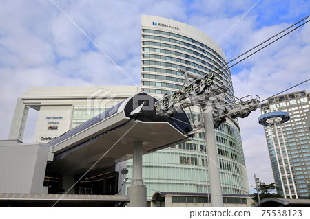 橫濱櫻木町站前廣場風景纜車站大樓 75538123