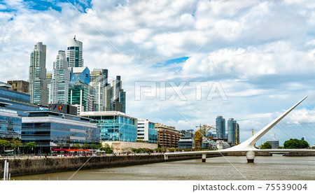 Puerto Madero Waterfront in Buenos Aires, Argentina 75539004