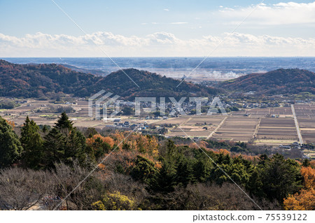 Scenery from the outlook Shia, Mt. Tsukuba, Ibaraki Prefecture 75539122