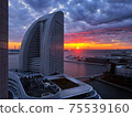 Sunrise of Bay Bridge 75539160