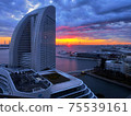 Sunrise of Bay Bridge 75539161