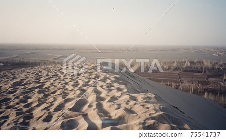 Landscape from Dunhuang / Mingsha Mountain ~ March 1991 (Dunhuang / Gansu Province / People's Republic of China) Landscape from Dunhuang / Mingsha Mountain ~ March 1991 (Dunhuang / Gansu Province / People's Republic of China) 75541737