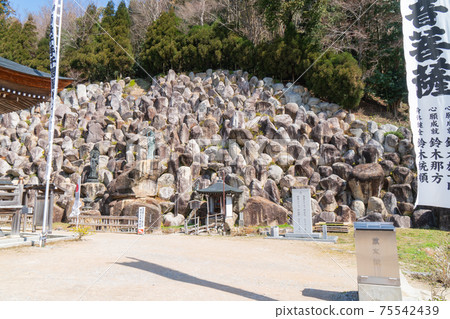 觀音寺的砌體(滋賀縣觀音寺) 觀音寺的砌體(滋賀縣觀音寺) 75542439