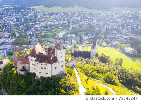 Gutenberg Castle in town of Balzers, Liechtenstein Gutenberg Castle in town of Balzers, Liechtenstein 75545247