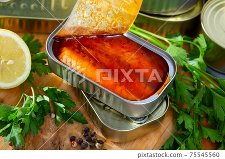 Mackerel fillets in tomato sauce Mackerel fillets in tomato sauce 75545560