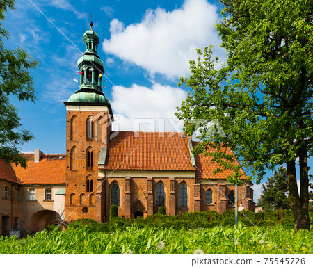 St. Jana Chrzciciela old landmark in Gniezno at sunny day, Poland 75545726