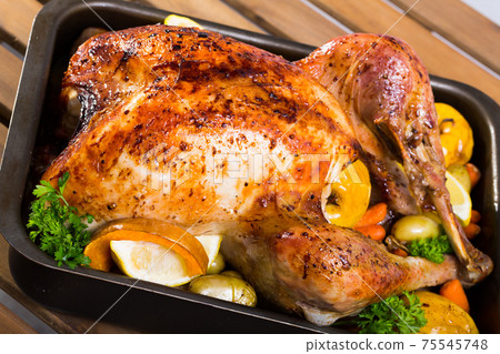 Baked turkey. Baked turkey. 75545748
