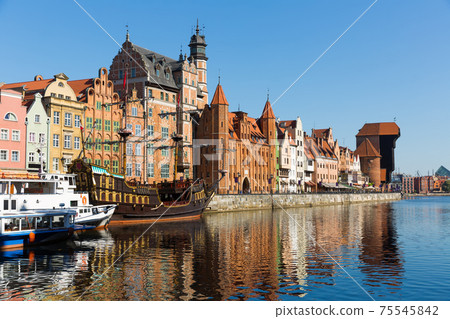 Motlawa embankment in Gdansk Motlawa embankment in Gdansk 75545842