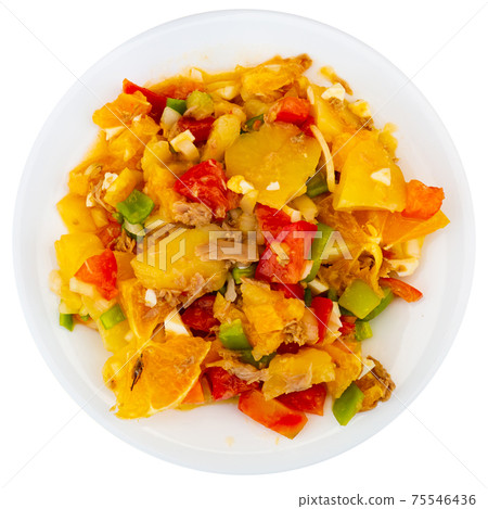 Malaga salad - Andalusian dish in Spain Malaga salad - Andalusian dish in Spain 75546436