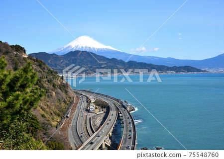 從薩塔山口到富士山 從薩塔山口到富士山 75548760