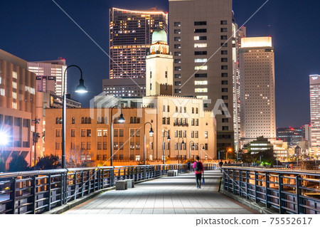 《Kanagawa Prefecture》 Night view of Yokohama Port Town, Elephant Nose Park 《Kanagawa Prefecture》 Night view of Yokohama Port Town, Elephant Nose Park 75552617