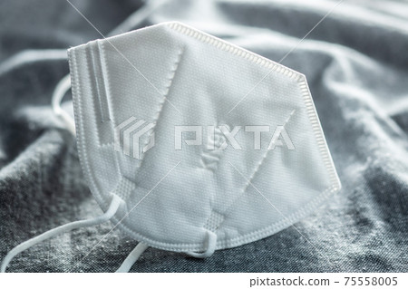 KN95 face mask. FFP2 mask as covid-19 protection. Coronavirus  protection mask 75558005