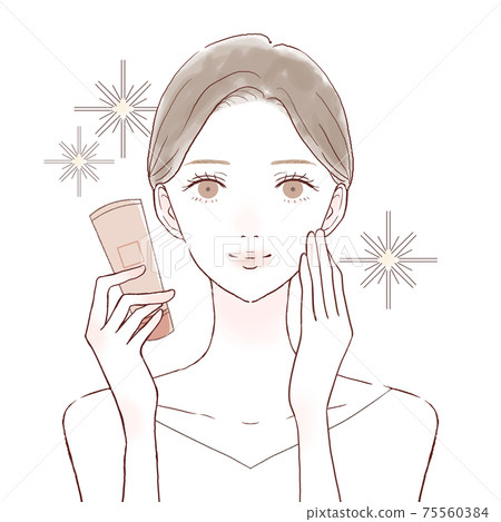 美容效果的圖像 美容效果的圖像 75560384