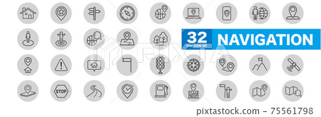 印有格的 圖標 Icon 75561798