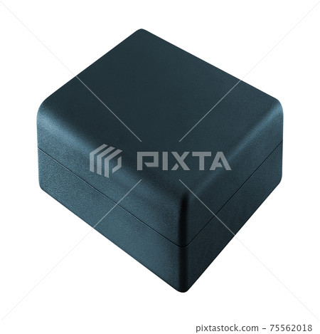 blue plastic box isolated on white blue plastic box isolated on white 75562018