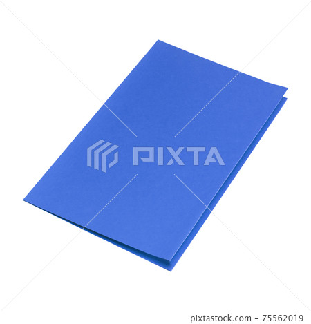 Blue Folder isolated on white Blue Folder isolated on white 75562019