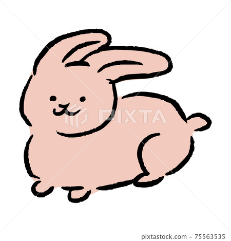 Loose rabbit illustration - Stock Illustration [75563535] - PIXTA