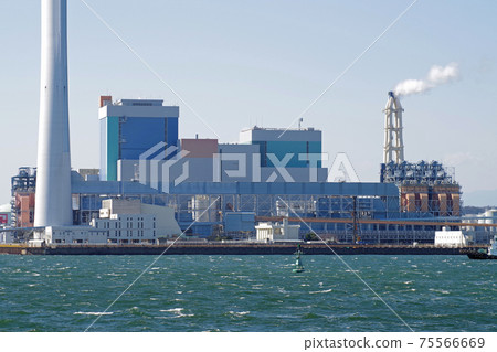 橫濱磯子區電廠的電廠視圖 橫濱磯子區電廠的電廠視圖 75566669