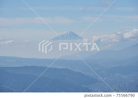 長野縣高柏地高原的富士山 長野縣高柏地高原的富士山 75566790