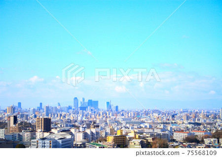 名古屋市名古屋站前的摩天大樓縣風光 名古屋市名古屋站前的摩天大樓縣風光 75568109