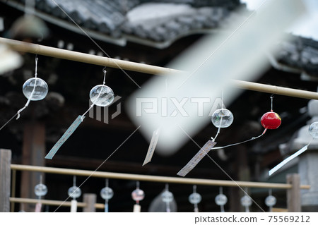 A wind chimes festival shot at Ogasa Kannon in Kashihara City, Nara Prefecture 75569212