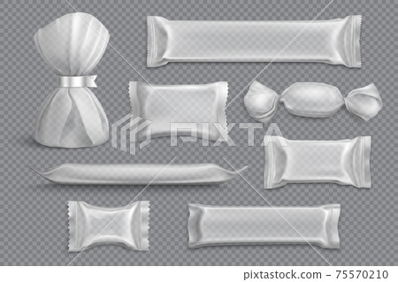 Candy Packaging Realistic Transparent 75570210