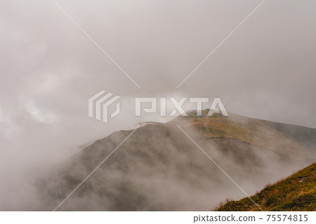 The Montenegrin ridge and all the magic of the mountains, picturesque landscapes, mysterious clouds, the majestic mountains of Ukraine. The Montenegrin ridge and all the magic of the mountains, picturesque landscapes, mysterious clouds, the majestic mountains of Ukraine. 75574815