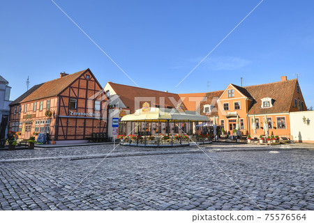 View on modern and old hotels and Curonian Lagoon, city center of Klaipeda, Lithuania. Old town and port of Klaipeda. Old Mill Conference Hotel Klaipeda View on modern and old hotels and Curonian Lagoon, city center of Klaipeda, Lithuania. Old town and port of Klaipeda. Old Mill Conference Hotel Klaipeda 75576564