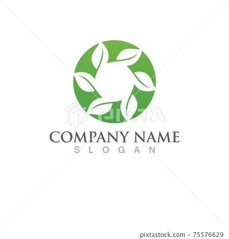 Logos of green Tree leaf ecology Logos of green Tree leaf ecology 75576629