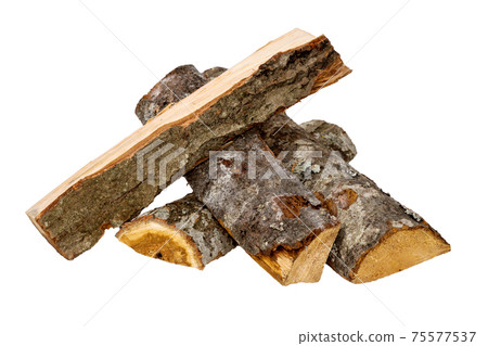 Pile of firewood. Pile of firewood. 75577537