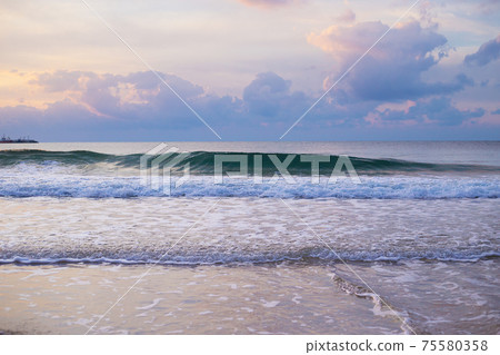 Beautiful panoramas on the blue sea - Bulgaria Nessebar Beautiful panoramas on the blue sea - Bulgaria Nessebar 75580358