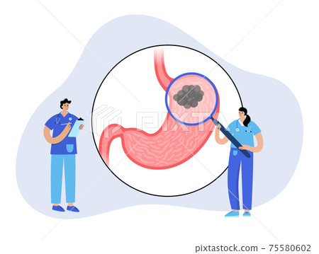 Stomach logo concept 75580602