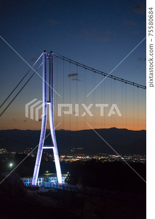 Mishima Skywalk at dusk 75580684