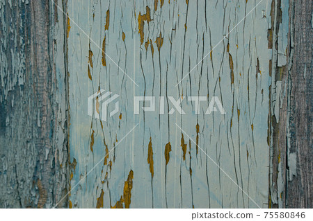 abstract wooden texture with weathered blue painting abstract wooden texture with weathered blue painting 75580846