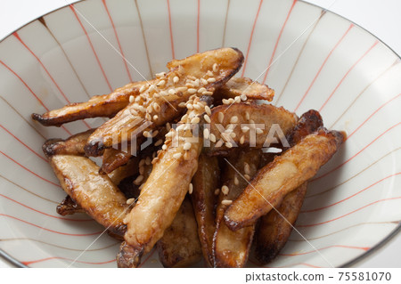 Deep-fried burdock Deep-fried burdock 75581070