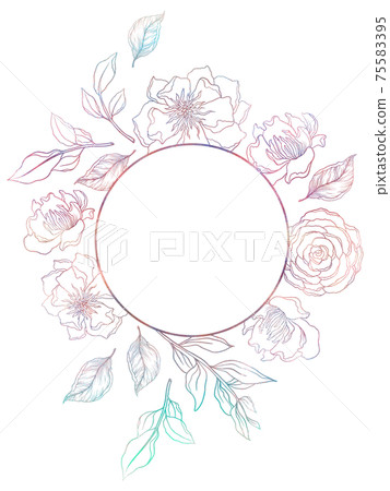 金屬花花環 75583395