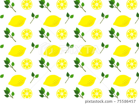 Lemon seamless pattern illustration background - Stock Illustration ...