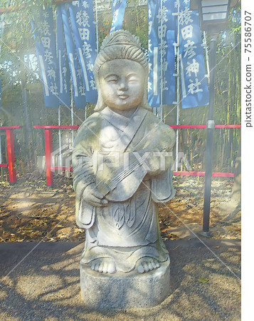 Benzaiten Seven Lucky Gods [Vertical composition] 75586707
