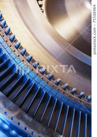 Structural element of a gas turbine with blades for aviation and power generation. Structural element of a gas turbine with blades for aviation and power generation. 75586964