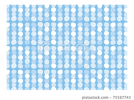 Background_Hand-painted style_Round circle motif_Scandinavian style 75587743