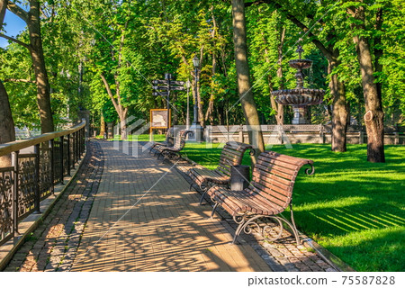 Vladimirskaya Gorka park in Kyiv, Ukraine Vladimirskaya Gorka park in Kyiv, Ukraine 75587828