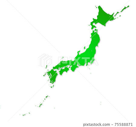 日本地圖 日本地圖 75588871