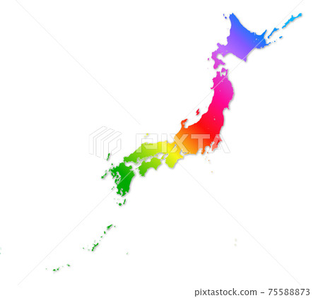 日本地圖 日本地圖 75588873