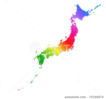 日本地圖 日本地圖 75588874