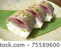 Mackerel sushi 75589600