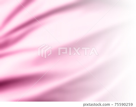 背景材料明亮的粉紅色緞布的漸變，從左到右變成白色，還有其他顏色。 75590259